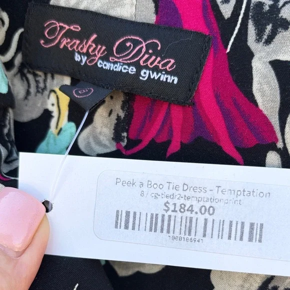 Trashy Diva Peek a Boo Tie Temptation Dress - Picture 8 of 14